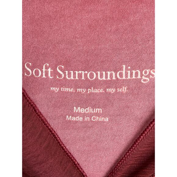 Soft Surroundings Mauve Asymmetrical Hem Tunic Dress Medium - Picture 3 of 5